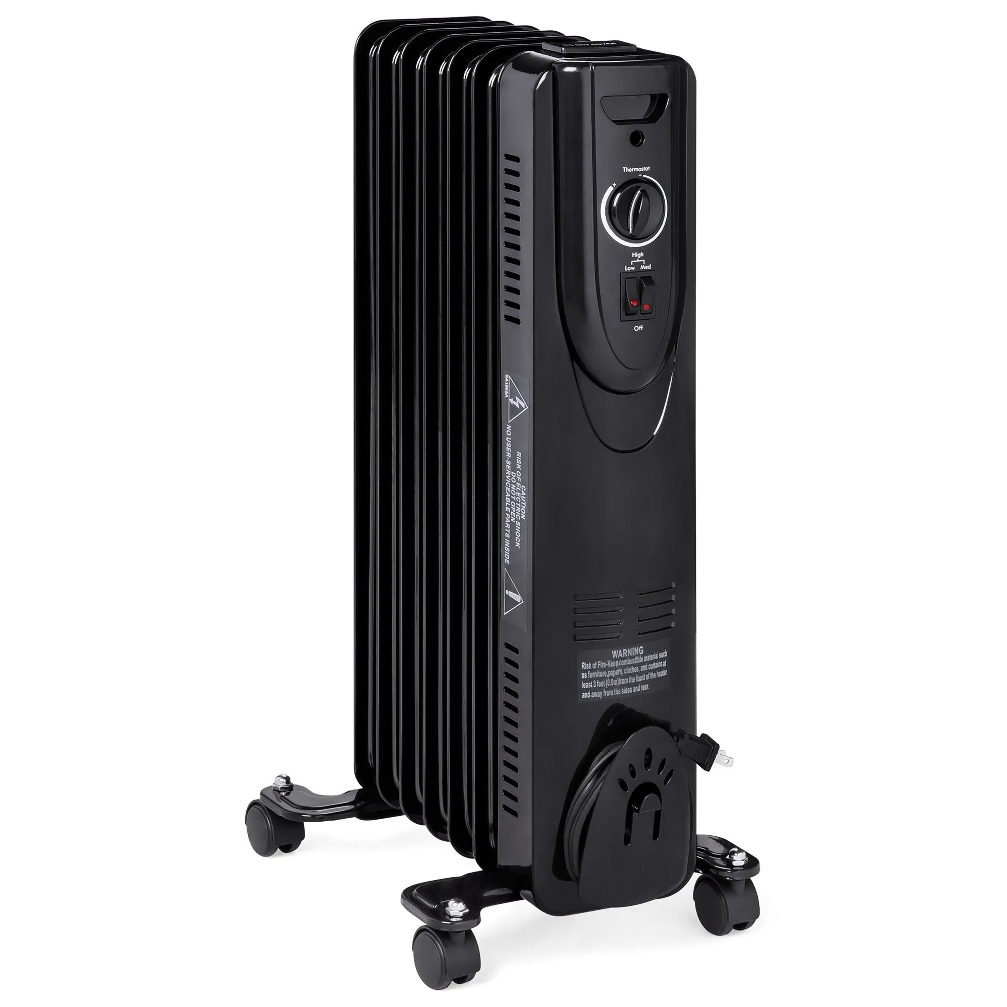 1500W Energy-Efficient Radiator Heater w/ Safety Shut-Off