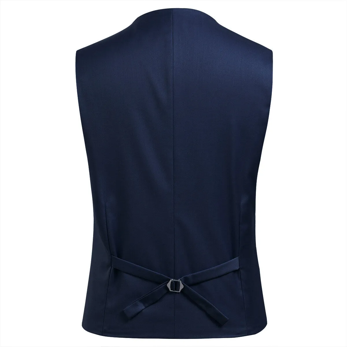 3-Piece Slim Fit One Button Fashion Navy Suit