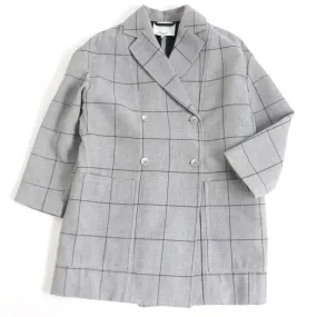 3.1 Phillip Lim Grey Oversized Peacoat XS