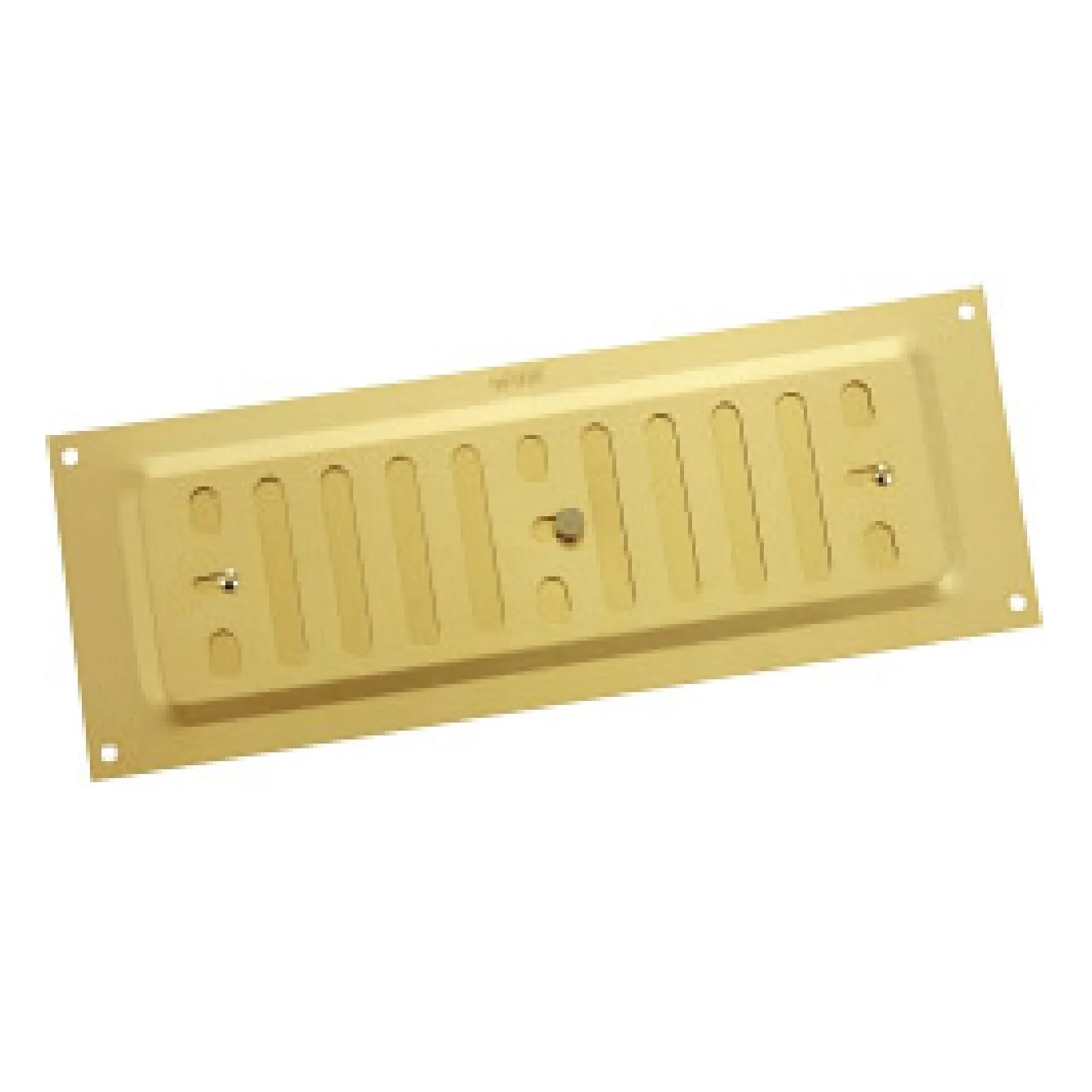 9" x 3" Brass Adjustable Air Vent / Metal Grille Ventilation Cover