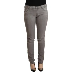 Acht Chic Low Waist Skinny Cotton Blend Jeans