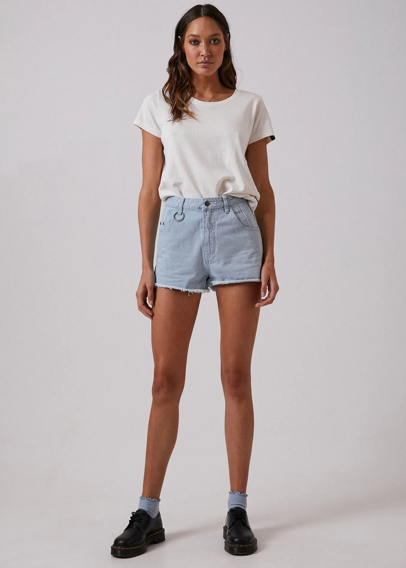 Afends Womens Denny - Denim Short