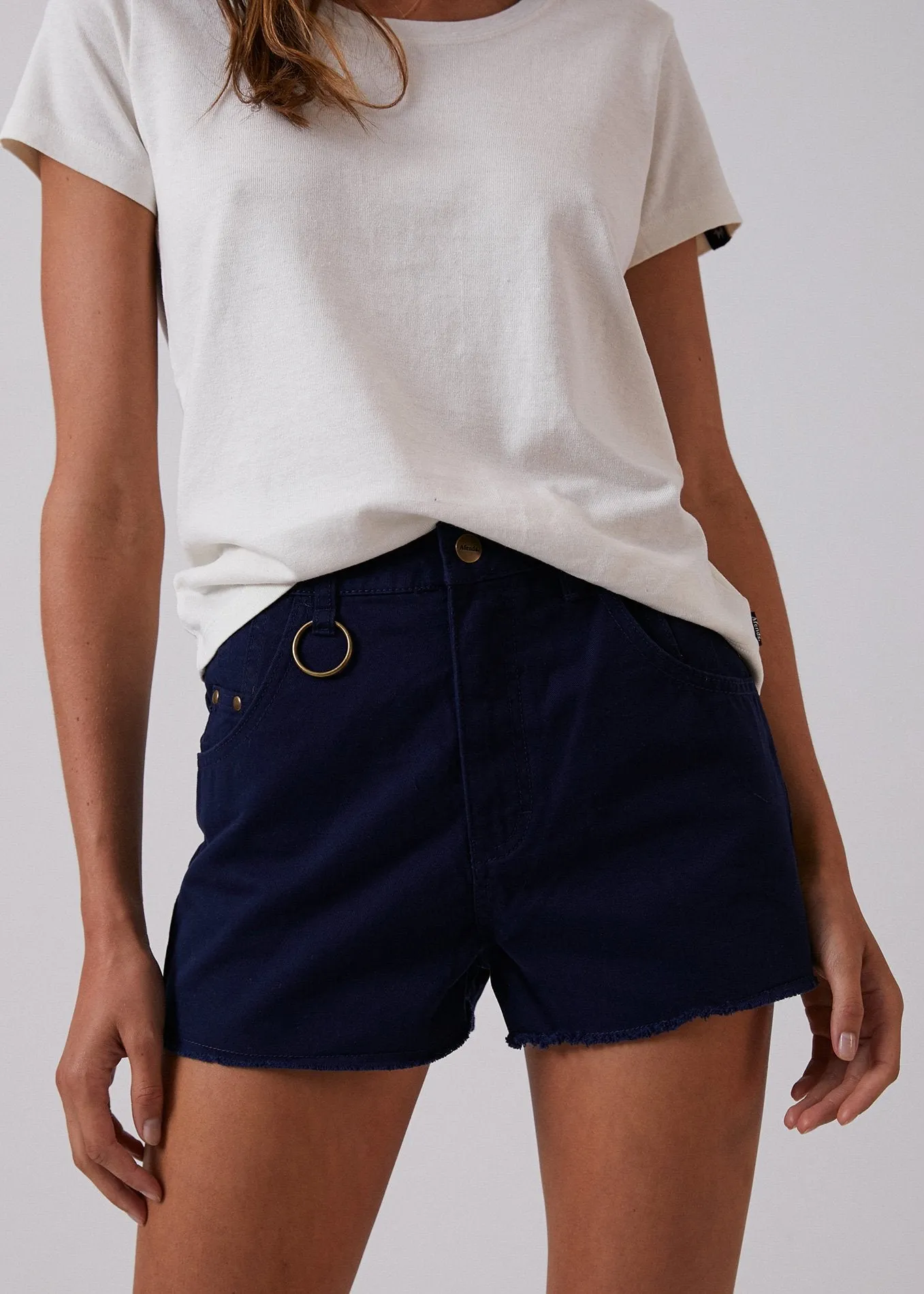 Afends Womens Denny - Denim Short