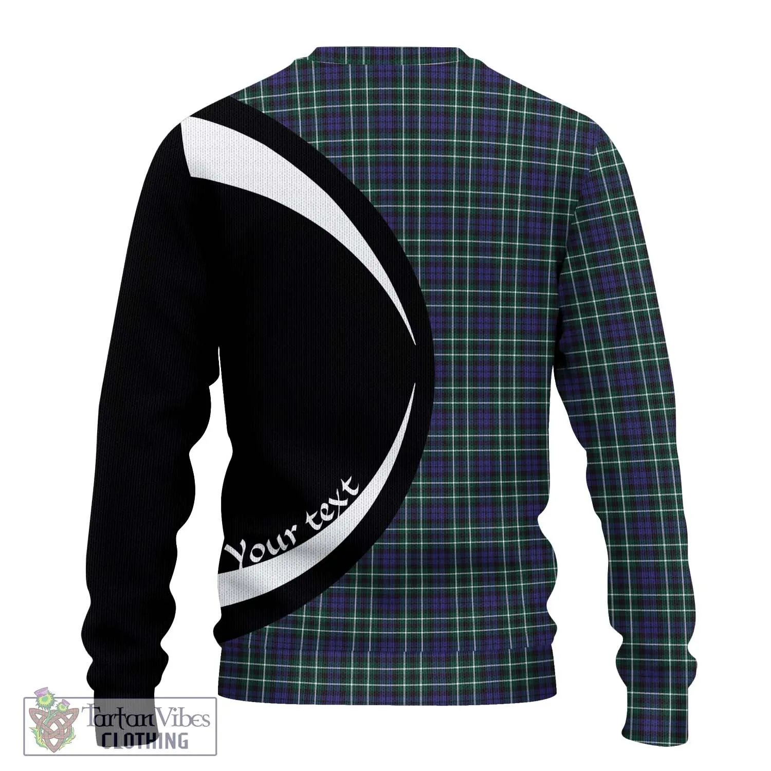 Allardice Tartan Ugly Sweater with Family Crest Circle Style