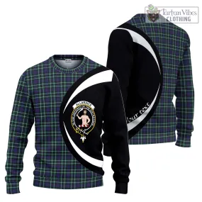 Allardice Tartan Ugly Sweater with Family Crest Circle Style