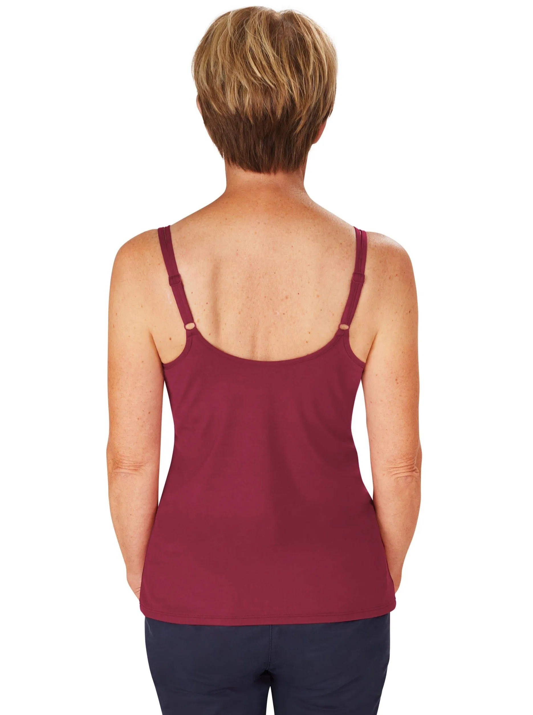 Amoena Valletta Mastectomy Top - Red