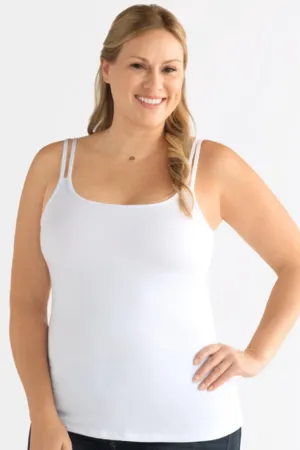 Amoena Valletta Mastectomy Top - White