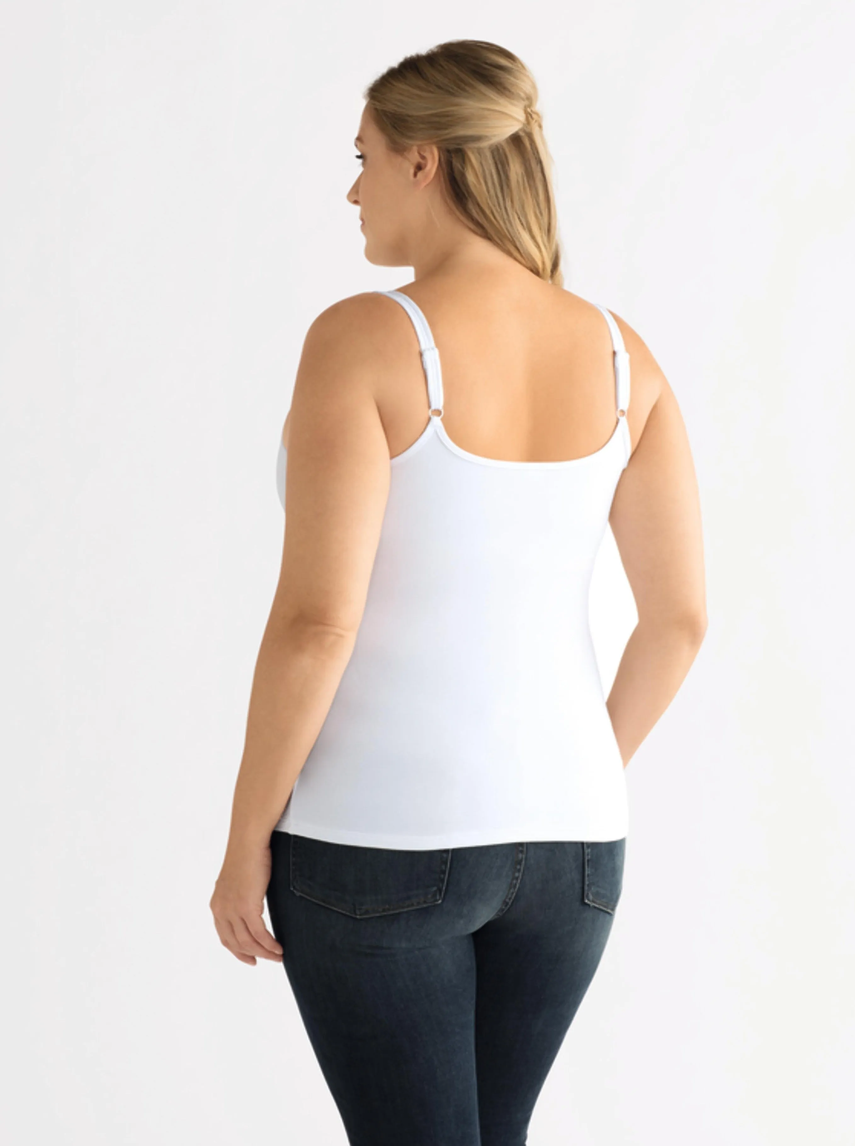 Amoena Valletta Mastectomy Top - White