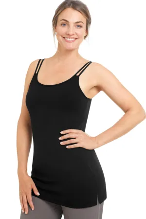 Amoena Valletta Tall Mastectomy Top - Black