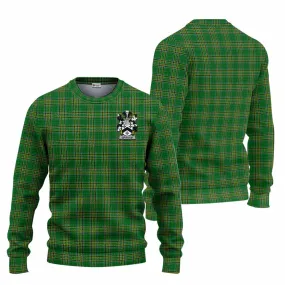 Anderson Irish Clan Tartan Knitted Sweater with Coat of Arms