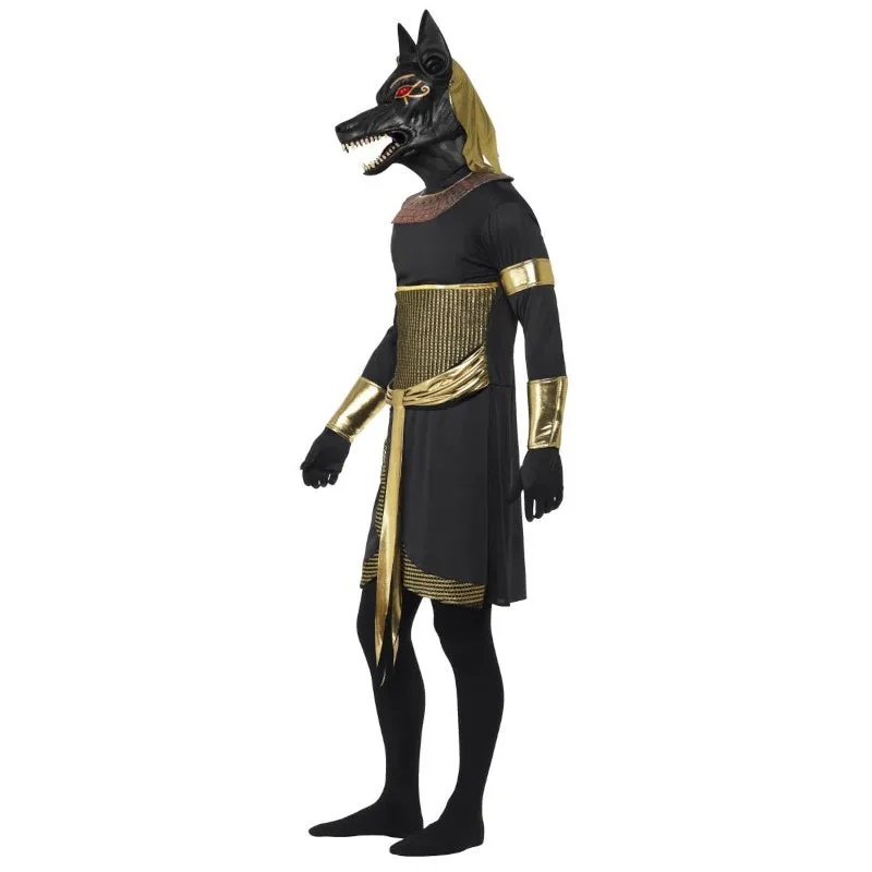 Anubis the Jackal Adult Costume, Black & Gold