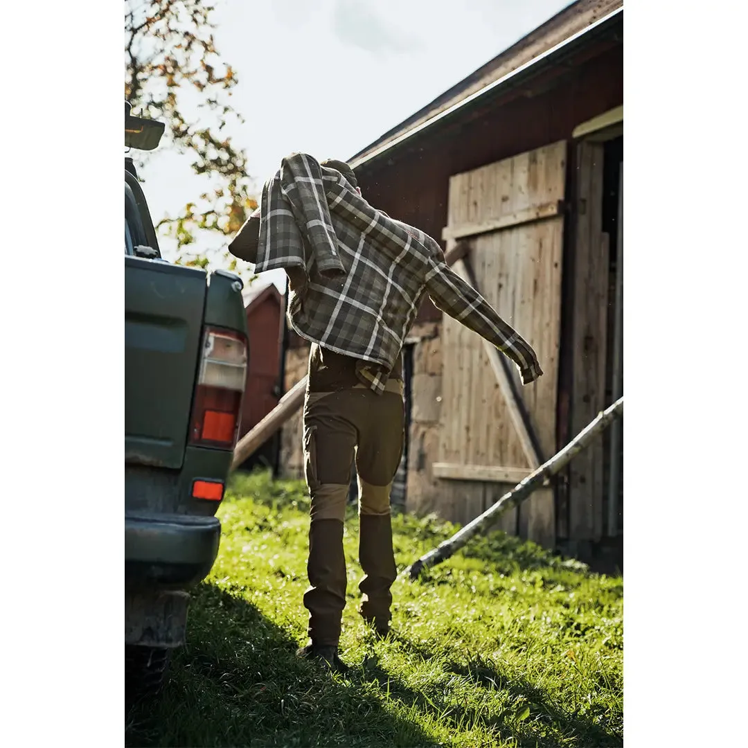 Asmund Insulated Wool Shirt Jacket - Willow Green/Phantom by Harkila