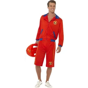 Baywatch Beach Mens Lifeguard Costume