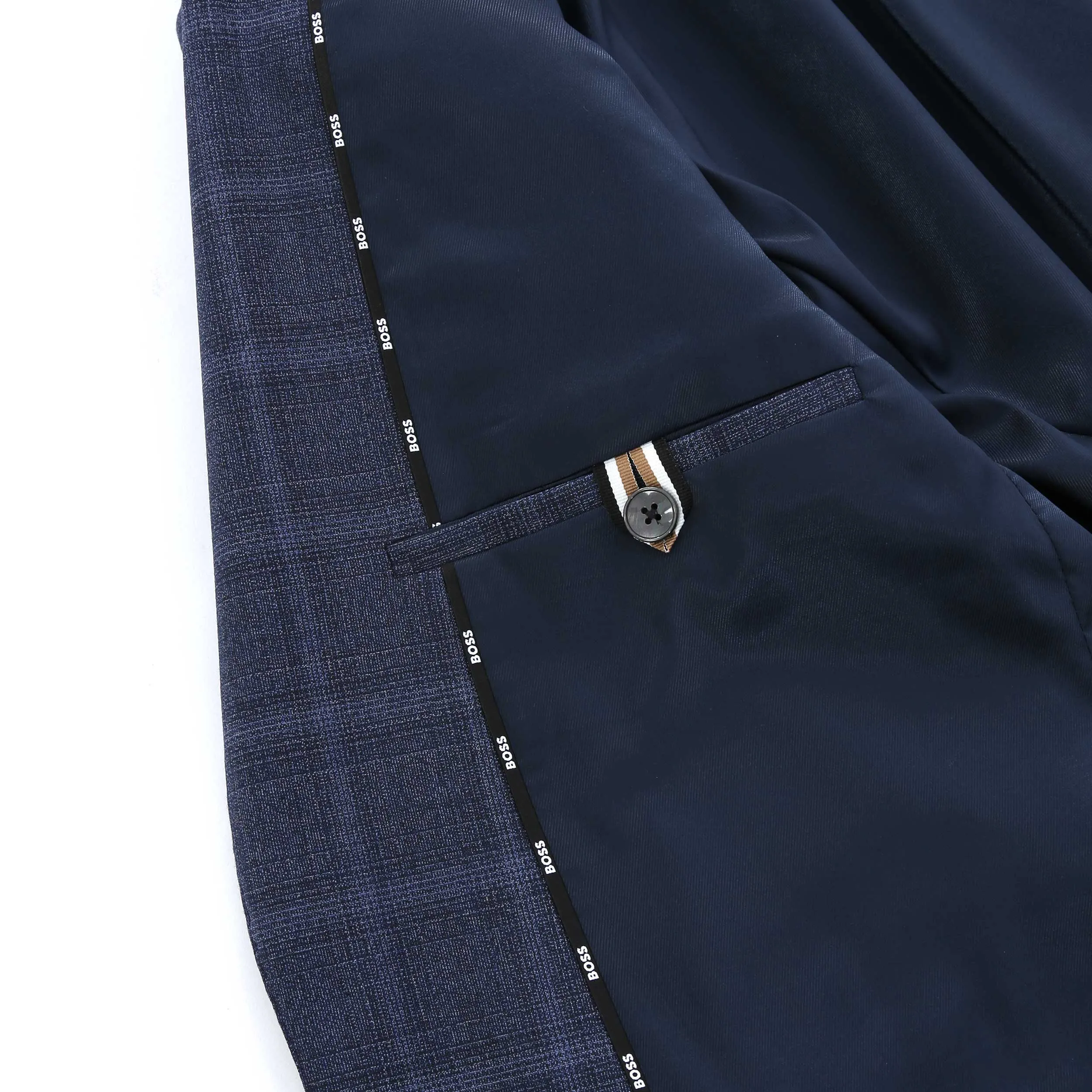 BOSS H Jasper MM C 224 Jacket in Navy Check