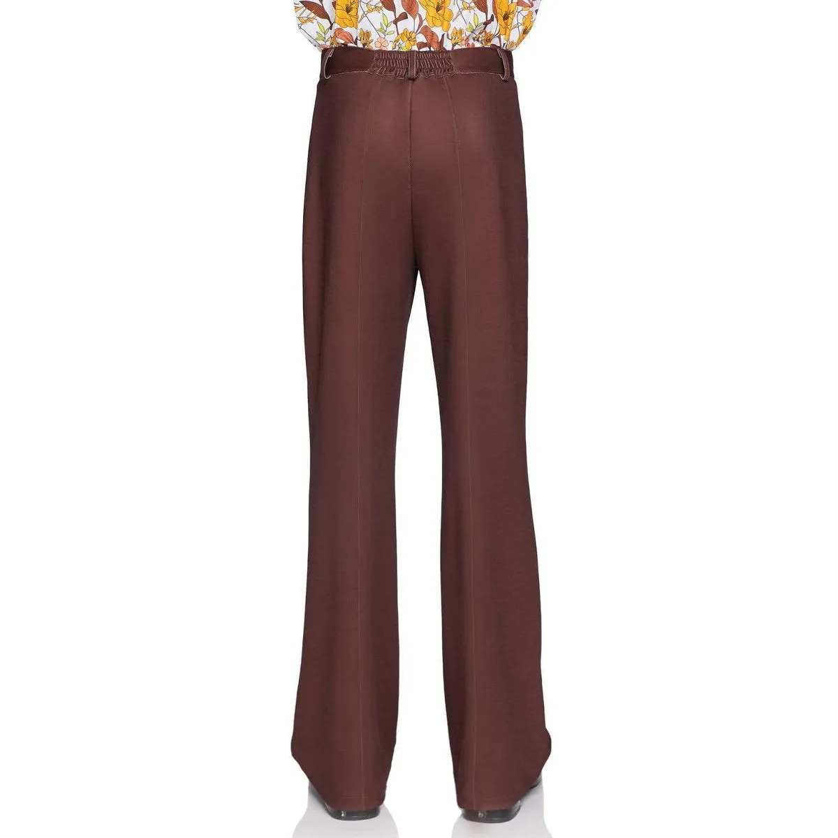 Brown Bell Bottom Pants