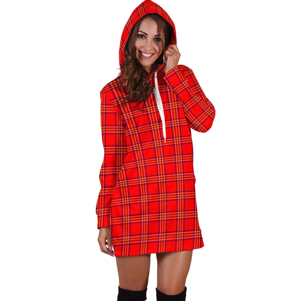 Burnett Modern Tartan Hoodie Dress