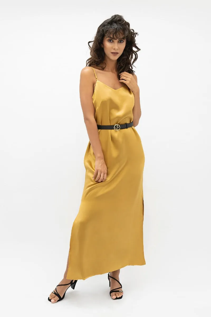 Calabar Slip Dress Mimosa Yellow