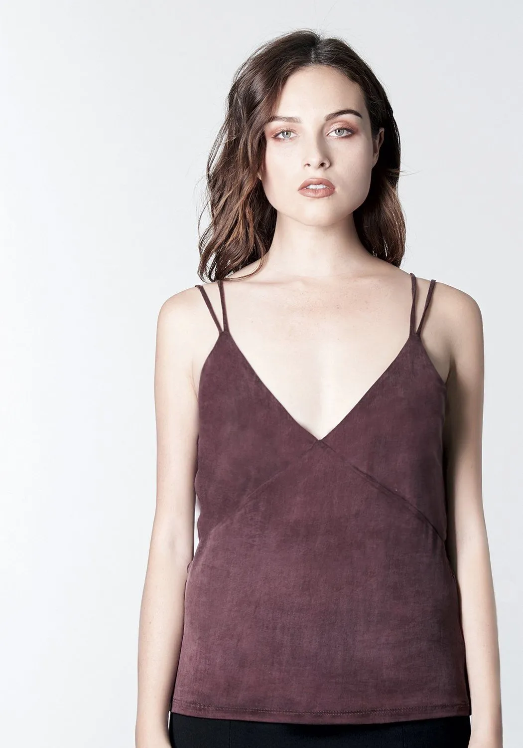 CARA Merlot Camisole Top