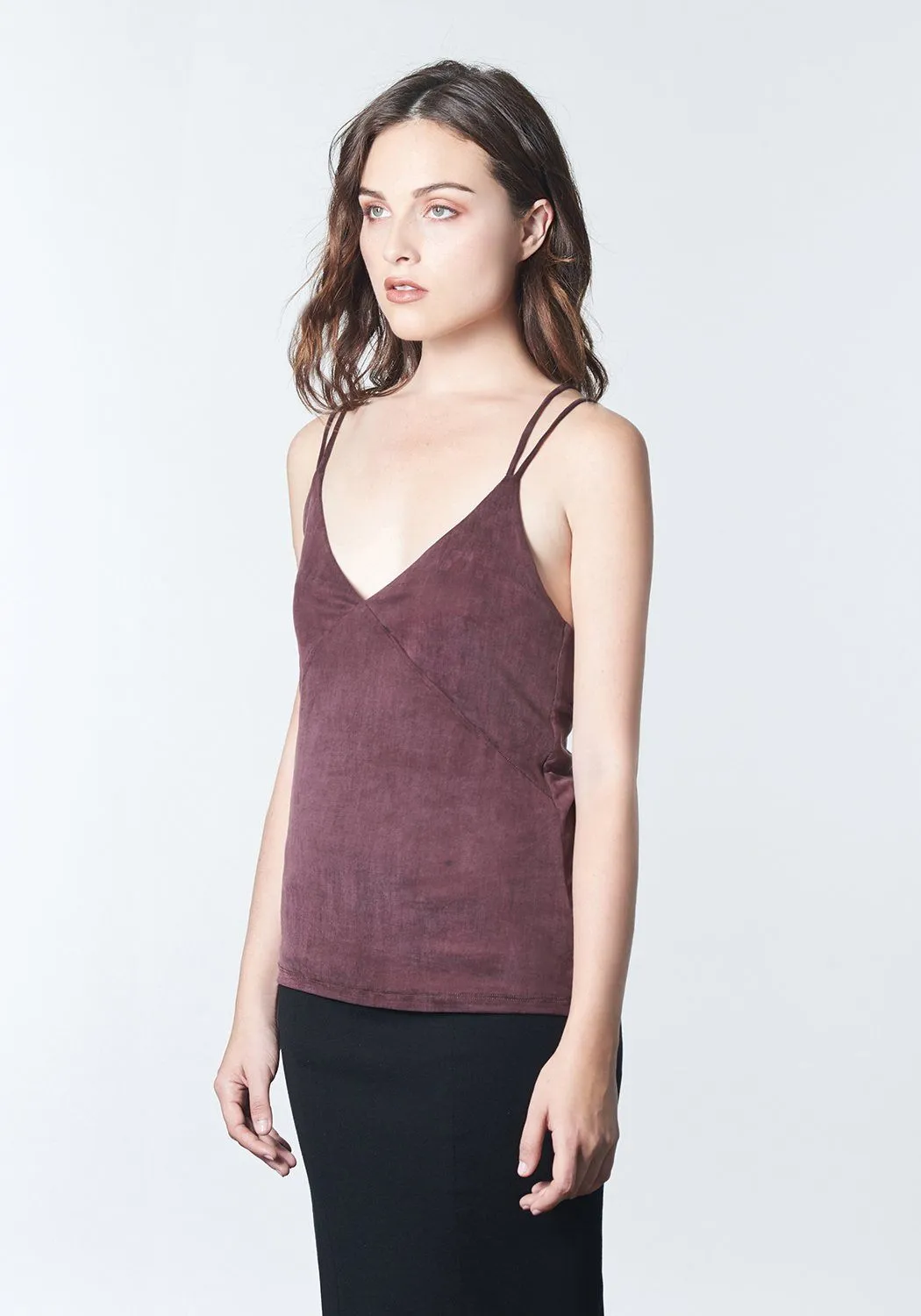 CARA Merlot Camisole Top