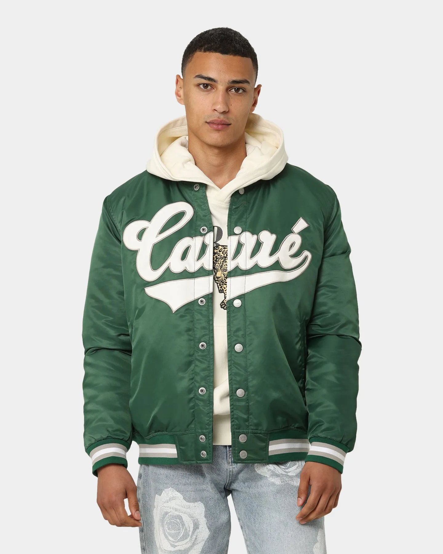 Carré PDB Varsity Jacket Green