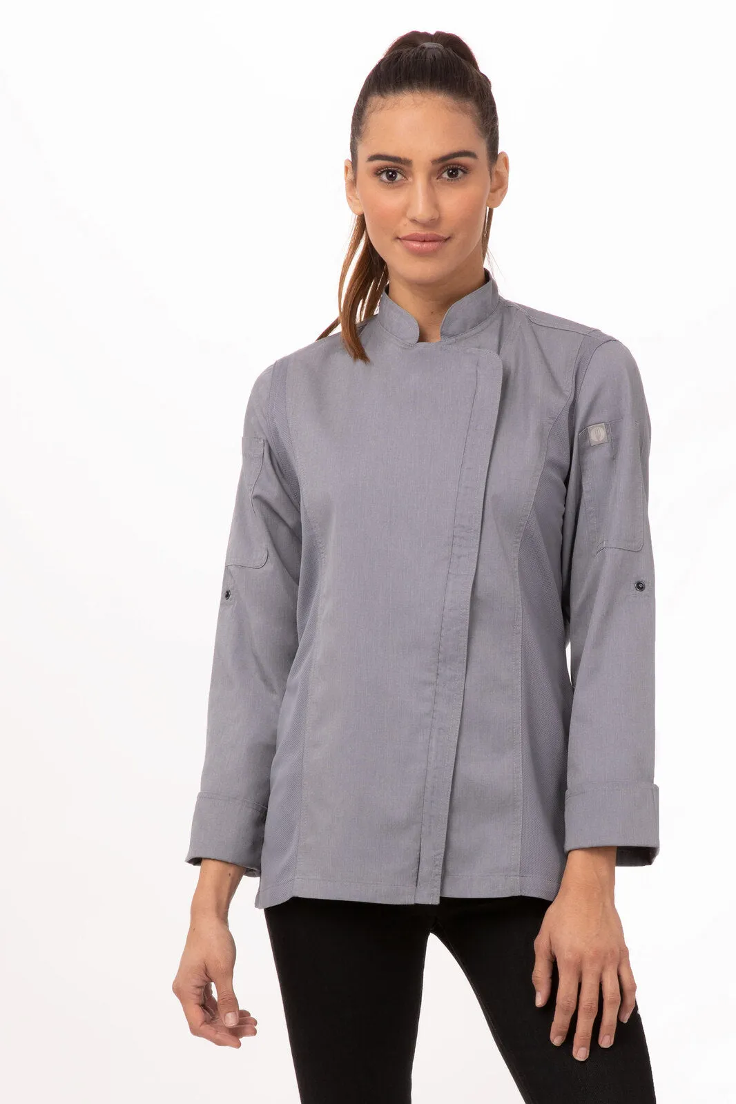 Chefs Works Hartford Chef Jacket- Grey