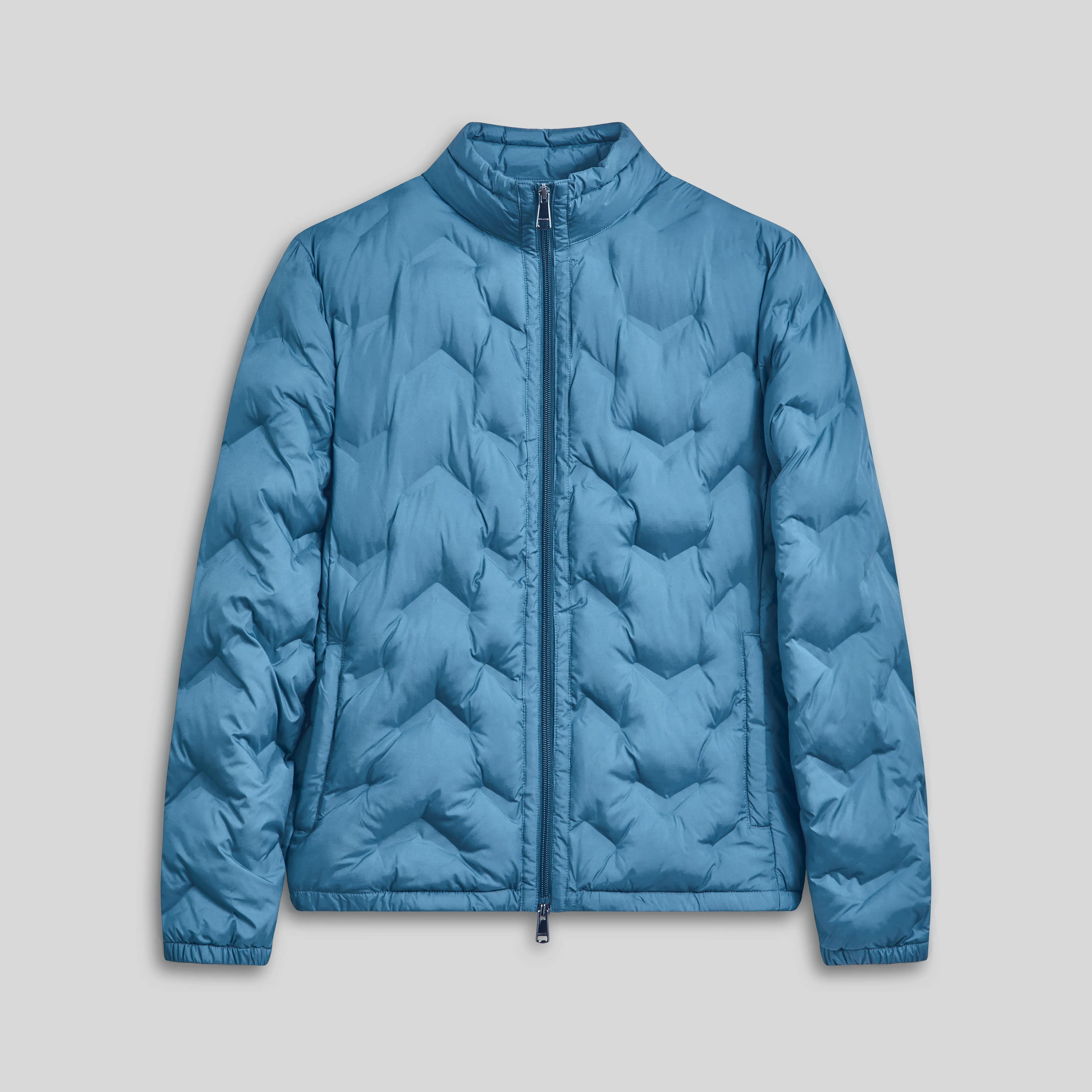 Chevron Quilted Puffer Jacket