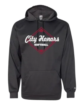 City Honors Badger Hooded Performance Sweatshirt