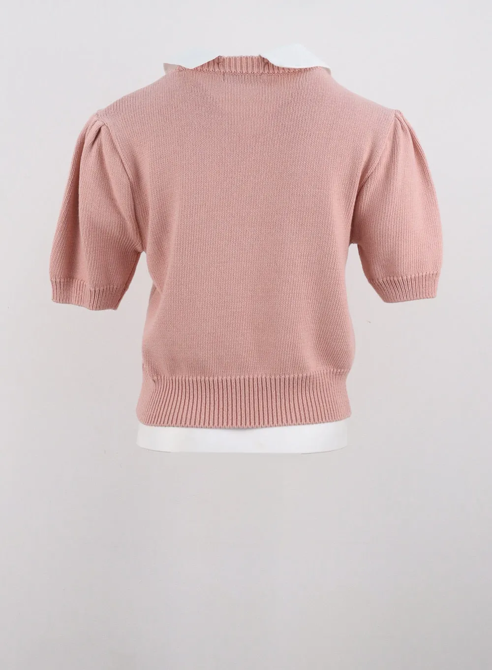 Collared Short-Sleeve Knit IG320