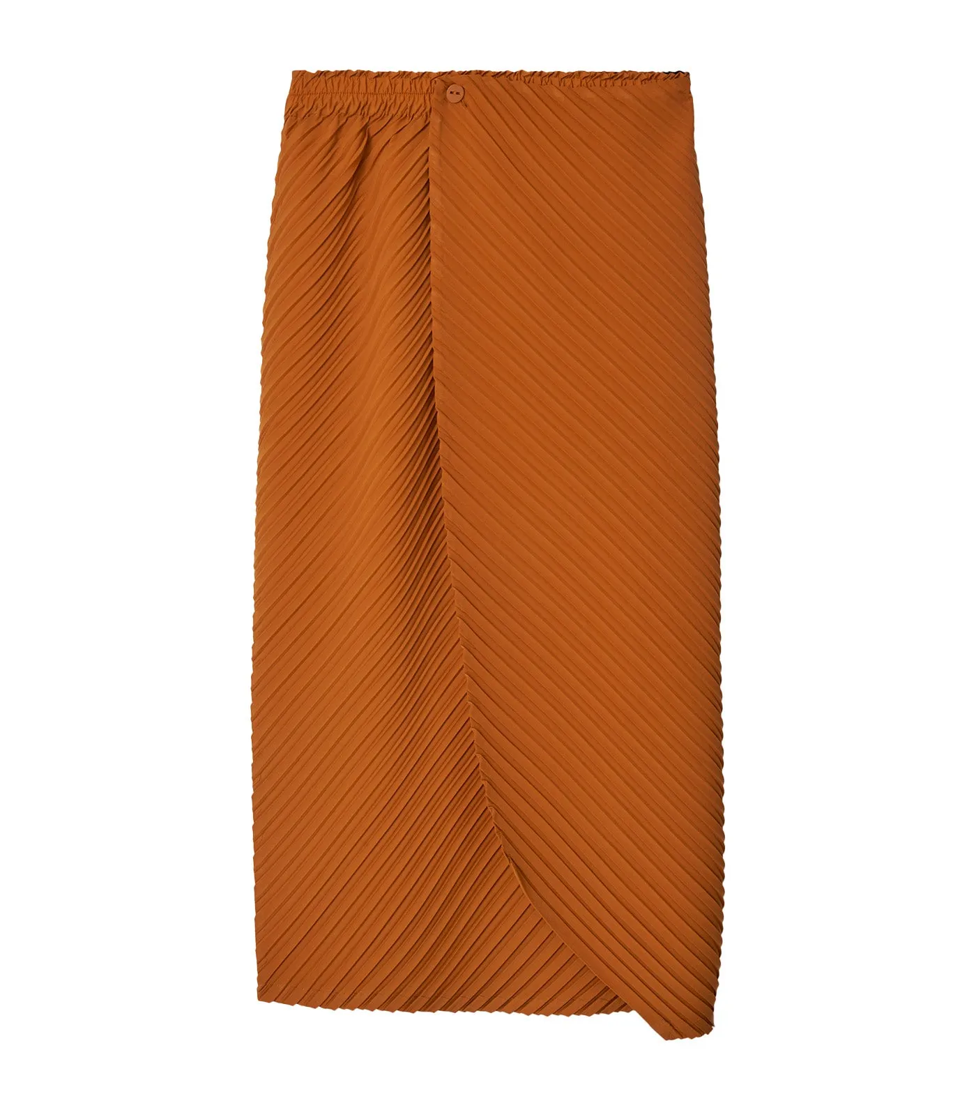 Crinkle Cross-Front Skirt