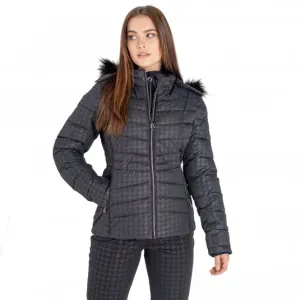 DARE2B Womens Glamorize II Ski Jacket: Black Dogtooth Print