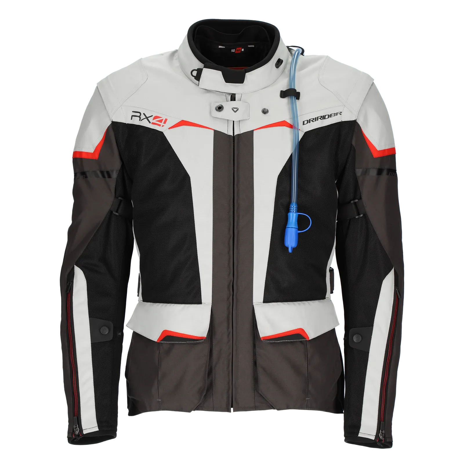 DRIRIDER RX4 GREY/BLACK/RED JACKET