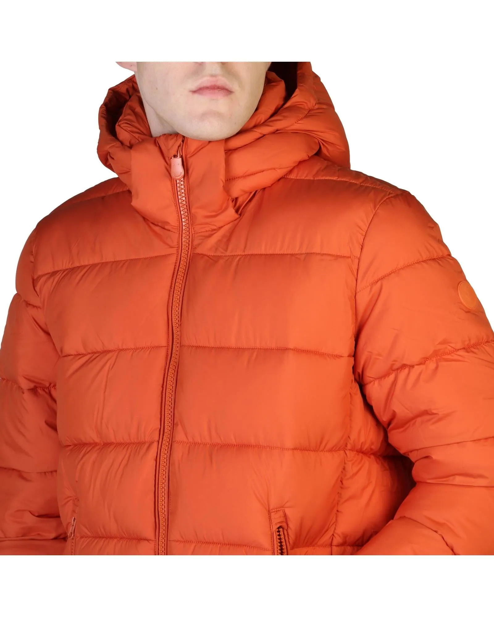 Duffle Puffer Jacket with Removable Hood and Multiple Pockets