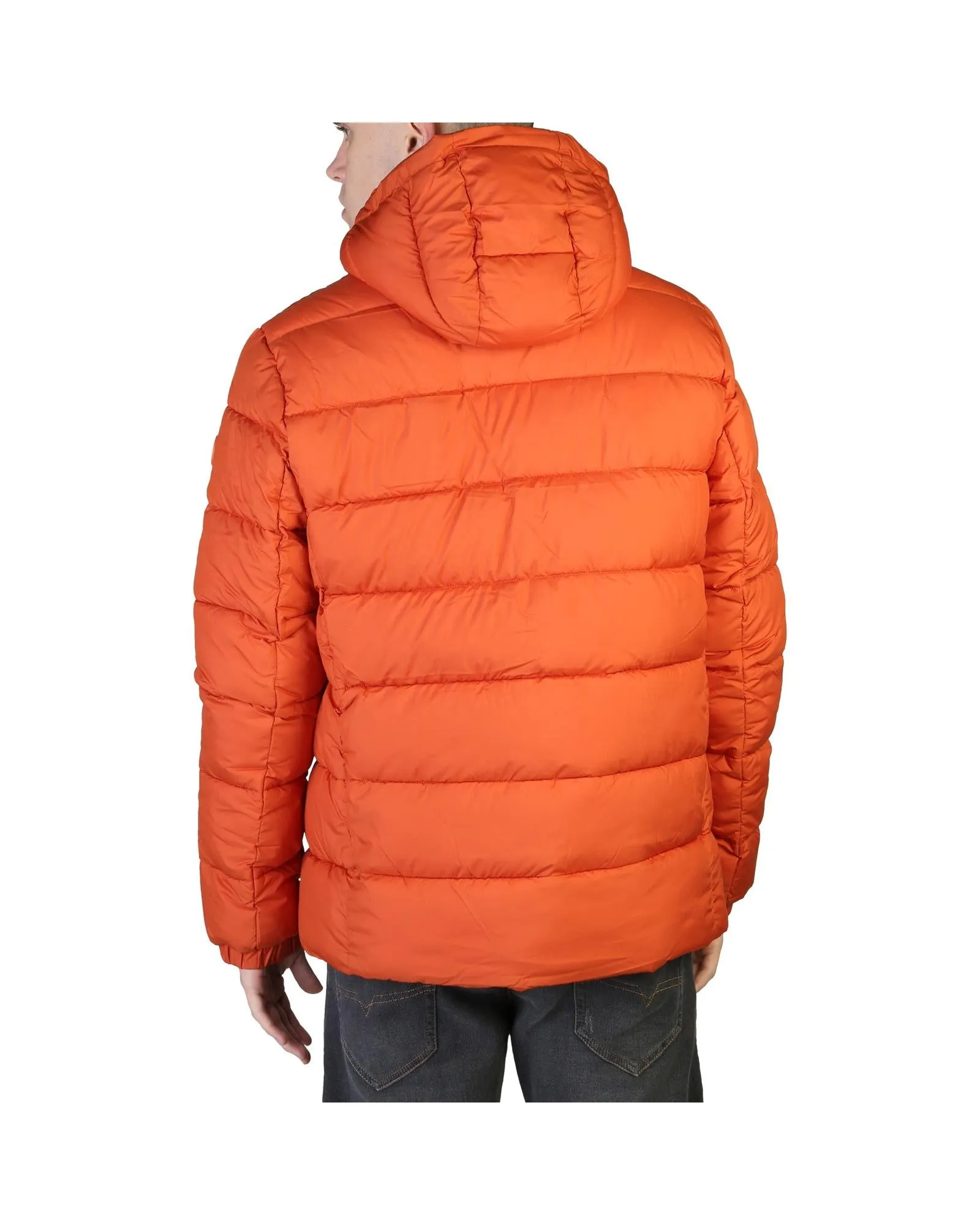 Duffle Puffer Jacket with Removable Hood and Multiple Pockets