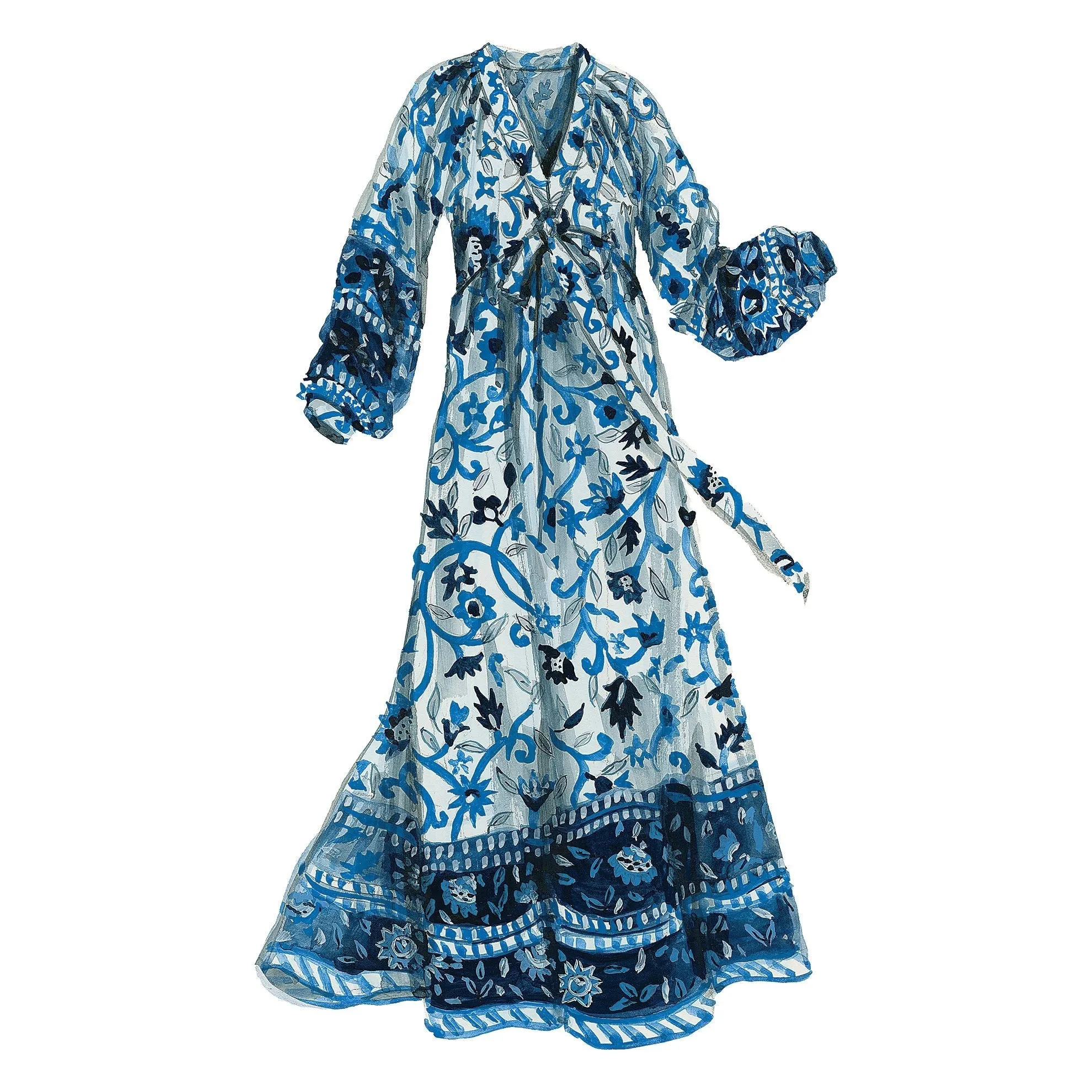 English Garden Caftan