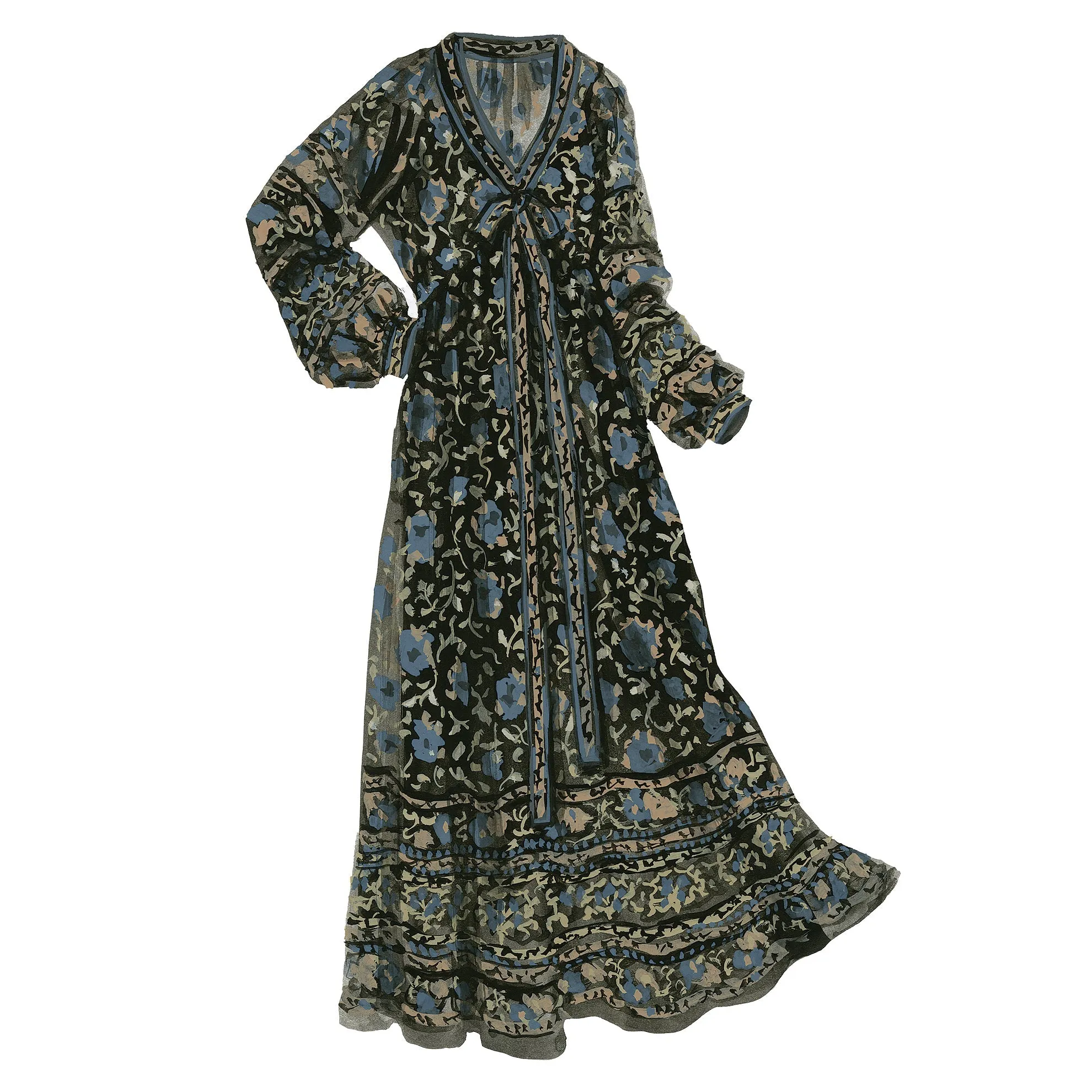 English Garden Caftan