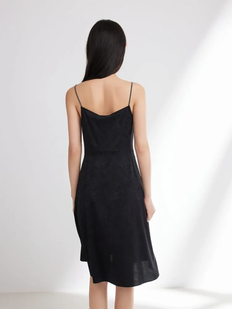 EP YAYING Silk Slip Dress