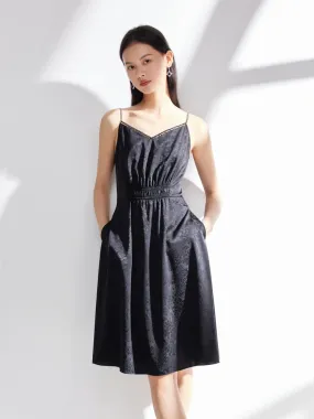 EP YAYING Silk Slip Dress