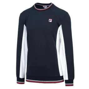 Fila Heritage Samu Technical Crew Sweater (Mens) - Peacoat