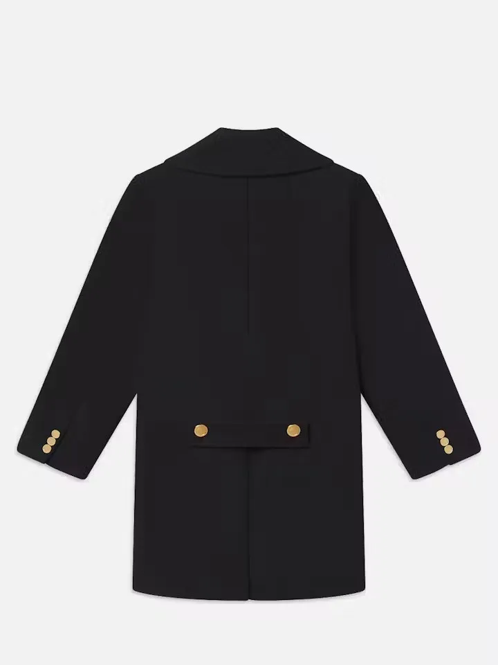 FRAME Classic Peacoat in Black