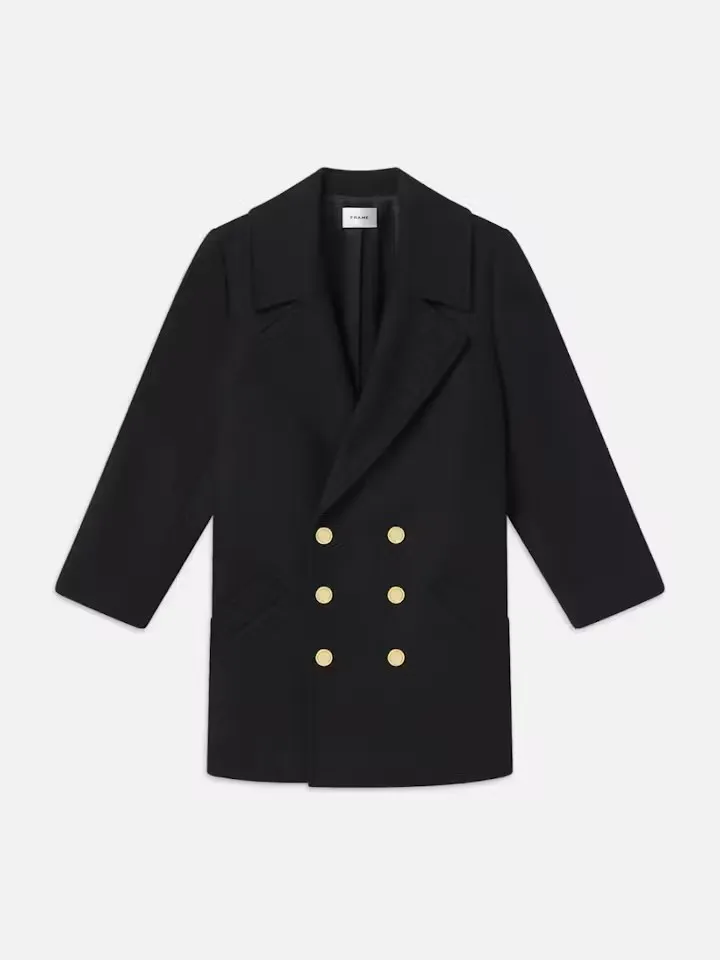 FRAME Classic Peacoat in Black