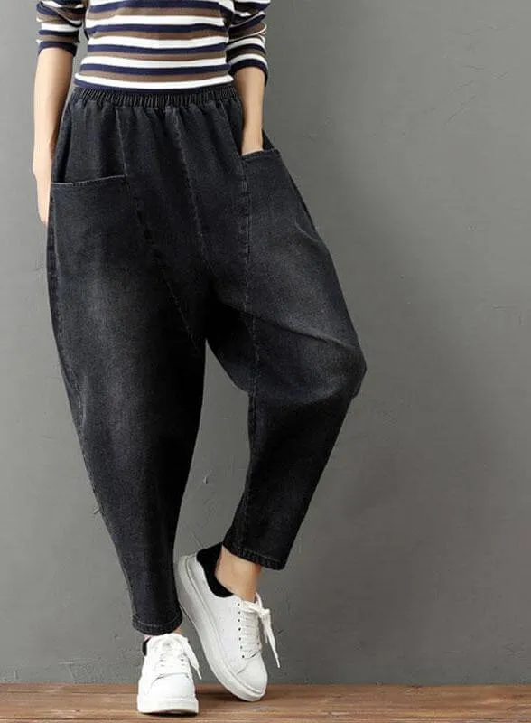 Harem Fried Chicken Trousers Elastic Pants