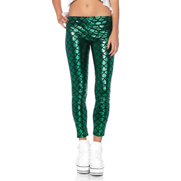 Hipster Mermaid Costume Leggings