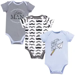 Hudson Baby Cotton Bodysuits, Gotta Stay Fly