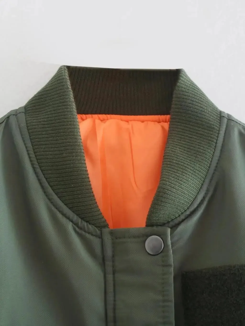 Indie Style Green Bomber Jacket