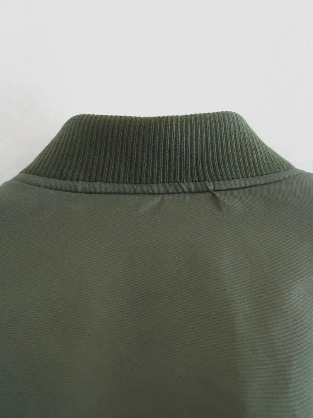 Indie Style Green Bomber Jacket