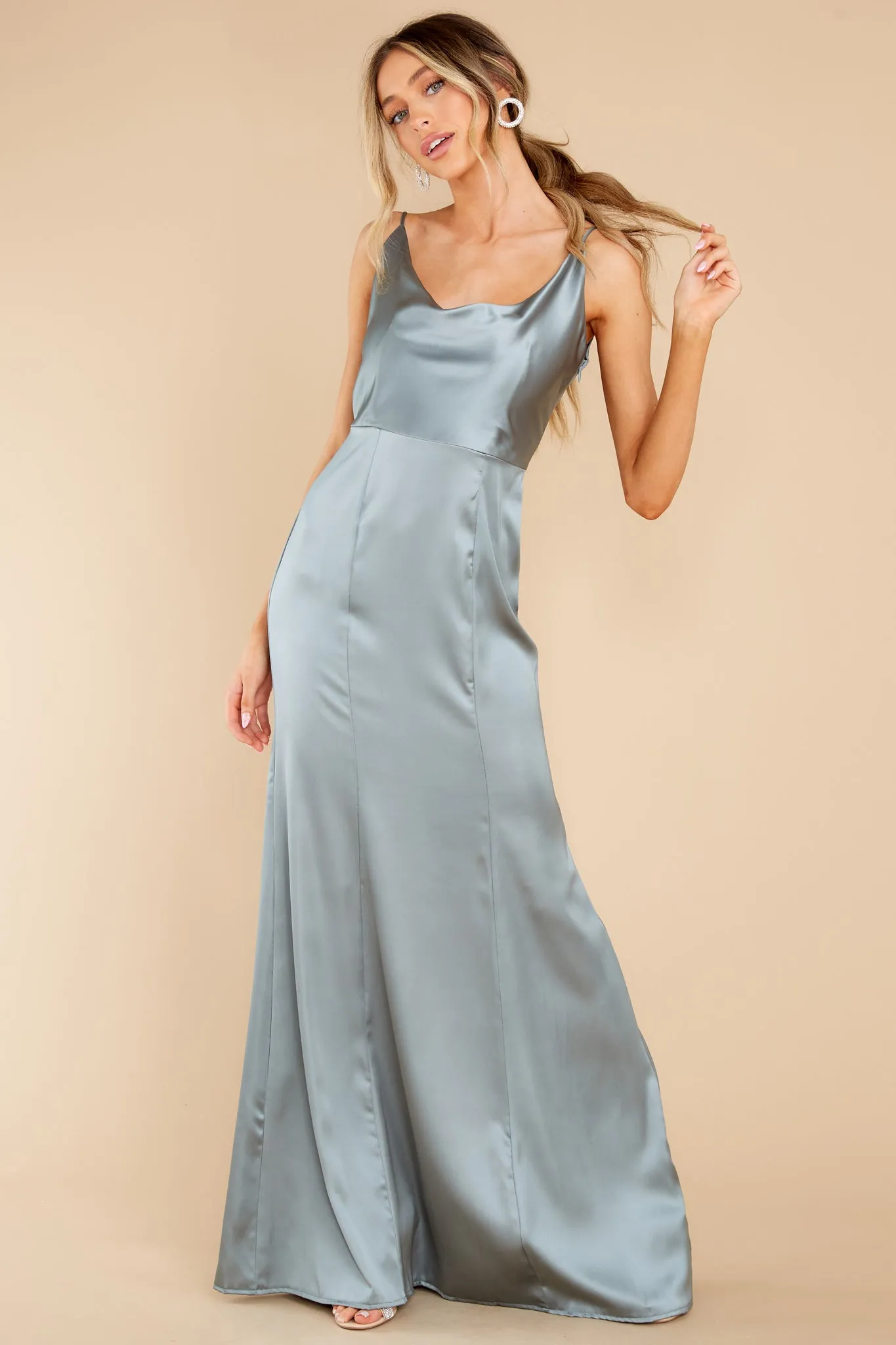 Inner Radiance Grey Maxi Dress