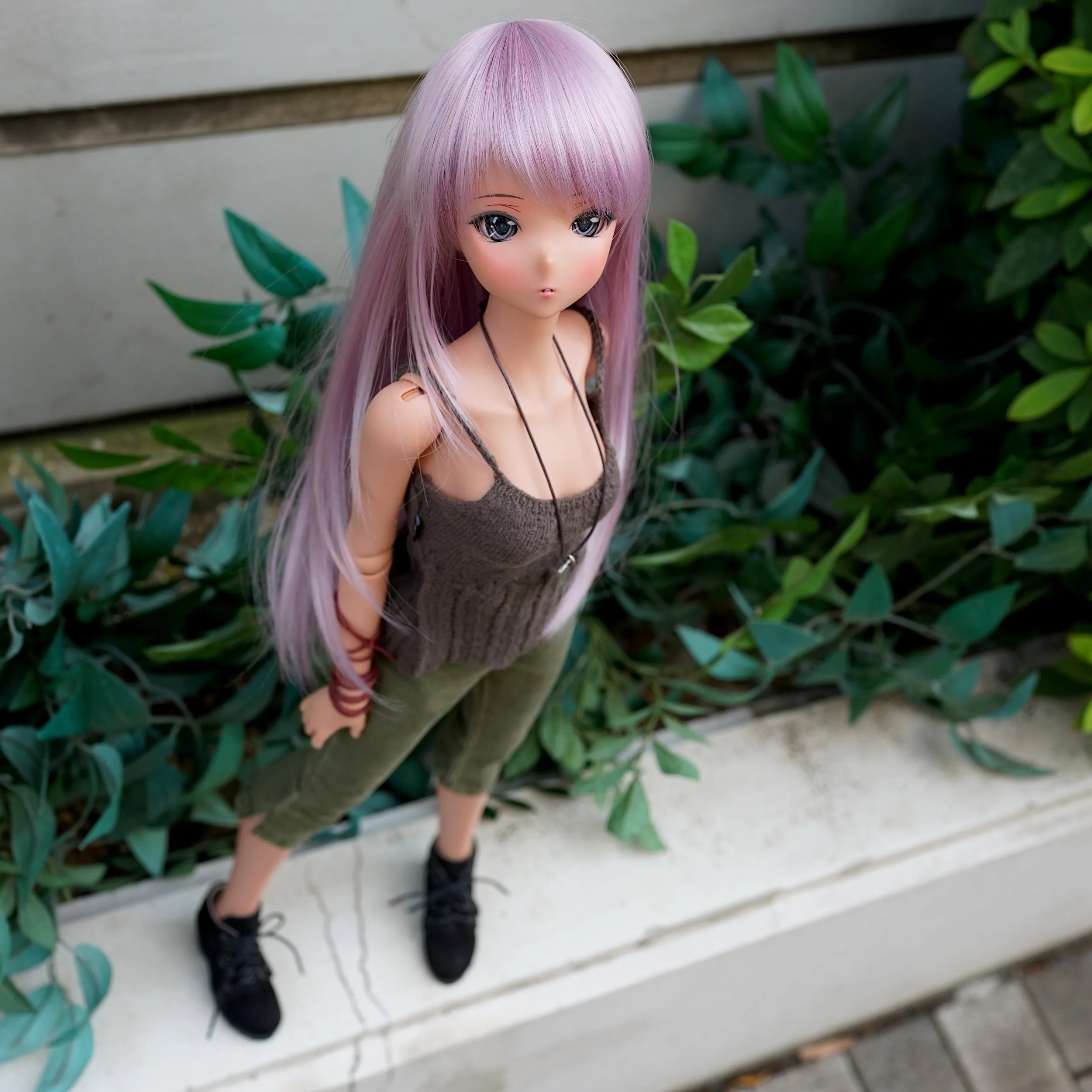 Knit Camisole (Smokey Plum)