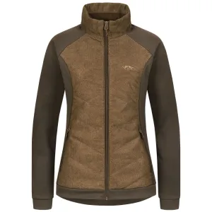 Kora Ladies Fleece Jacket - Dark Brown by Blaser