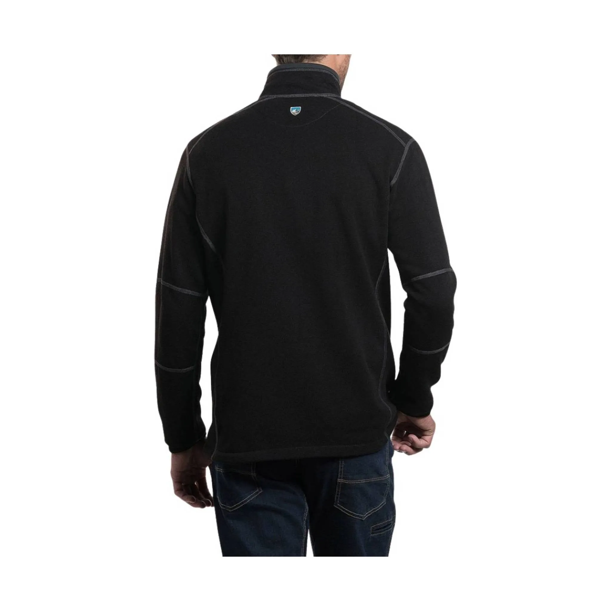 Kuhl Men's Revel Quarter Zip Sweater - Black