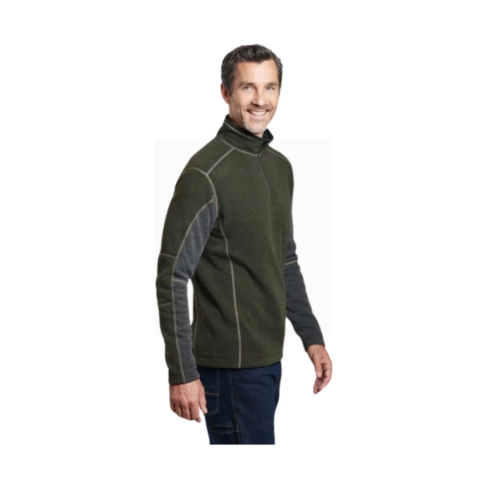 Kuhl Men's Revel Quarter Zip Sweater - Loden